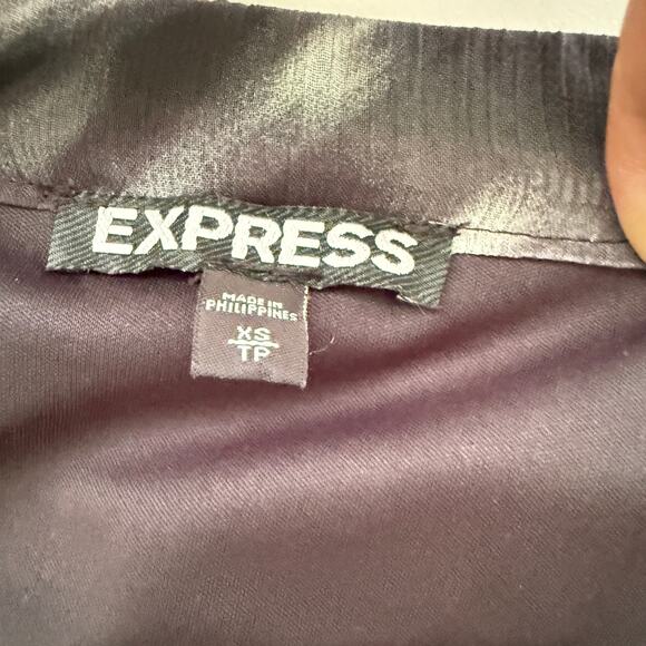 Express High Low Sheer Tie-Dye Layered Skirt Size XS Asymmetric Boho Festival - Picture 5 of 10